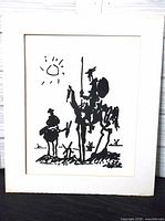 Front view of matted print showing entire image