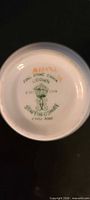 underside mark on teacup reading Fine Bone China Crown Staffordshire England