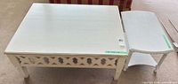 coffee table and side table top view