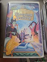 Front cover art of Sleeping Beauty clamshell case