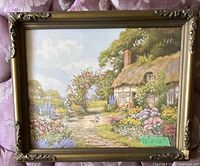 Front view of framed print showing image, frame and glazing