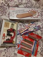Group view of all boxed and packaged items