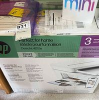 Front of sealed HP DeskJet 4252e printer box showing branding and model