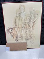 Framed artwork full view