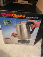 Retail box showing kettle image and branding