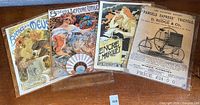 Group shot of all four canvas poster reproductions