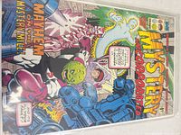 Front cover of Mystery Incorporated #1 in plastic sleeve with backing board
