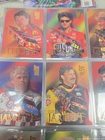 All nine driver cards laid out in three-by-three grid