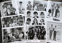 Overview of all nine photographs spread out
