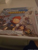 Front cover of Scribblenauts Unmasked Nintendo 3DS case