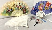 Group shot showing all five fans