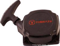 Top view showing Yimatzu logo on black square housing and T-handle