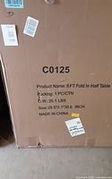 Front of sealed carton showing product details