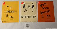 Front covers of all three songbooks