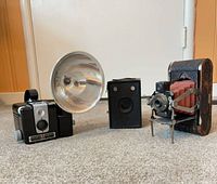 Group shot of the three cameras showing overall forms