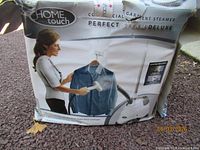 Damaged retail box showing branding and product image
