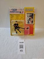 Front view of sealed Pavel Bure Starting Lineup figure and card