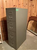 Full view of cabinet front and side