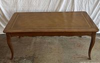 Full top view of rectangular coffee table