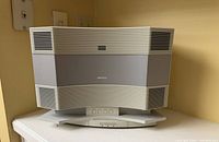 Front view of Bose CD-3000 on PD-2 pedestal