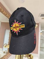 Front view showing embroidered New Mexico Bowl Albuquerque logo