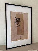 Framed artwork full view