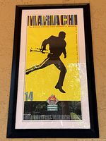 Full view of framed poster