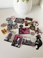 All 20 magnets spread out on tabletop showing variety