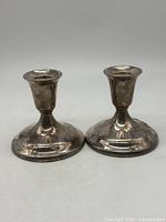 Both candlesticks front view