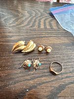 All jewellery pieces arranged on tabletop