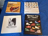 Group shot of all four sneaker books
