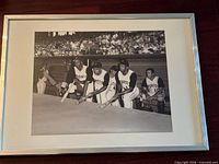 Framed photograph overall view