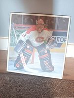 Square framed photo of Patrick Roy