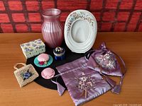 All items displayed together on tabletop