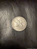Obverse showing sailing caravel and date 1972