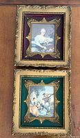 Both framed prints shown vertically stacked