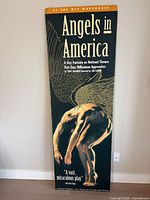 Full front view of mounted Angels in America poster