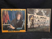 Front view of both LP jackets: Boulevard and Whispering Rain