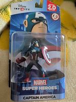 Front view of sealed Captain America Disney Infinity figure