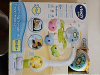 Front of original VTech Soothing Songbirds Travel Mobile box