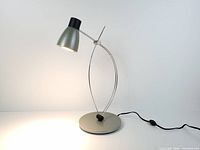 Lamp illuminated showing overall structure and light output