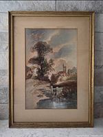 Full framed painting front view