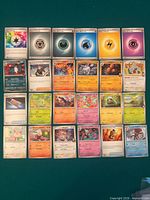 Full view of all 24 cards arranged in 4×6 grid