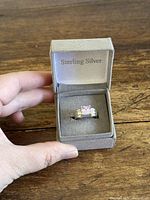 Ring in presentation box, full view