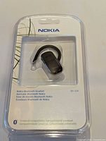 Front of sealed Nokia BH-104 headset package