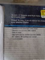 Close-up of upper packaging text detailing size and compatibility