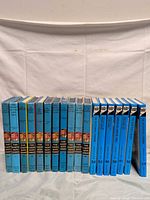 Full row of 20 Hardy Boys hardcover books