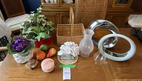 All items arranged on table showing full lot