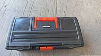 Closed Black & Decker toolbox showing exterior condition and branding