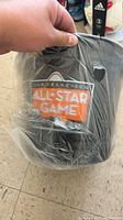 Ice bucket front with All-Star Game graphic, wrapped in plastic